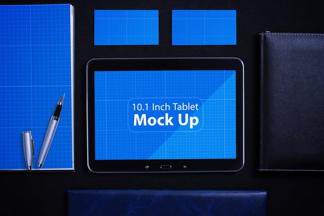 平板电脑智能设备演示样机模板V.1 Tablet MockUp V.1插图(2)