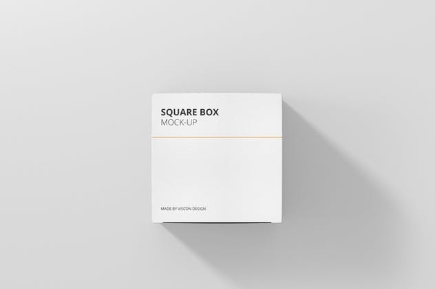 简约多用途方形包装纸盒样机模板 Package Box Mock-Up – Square插图(6)