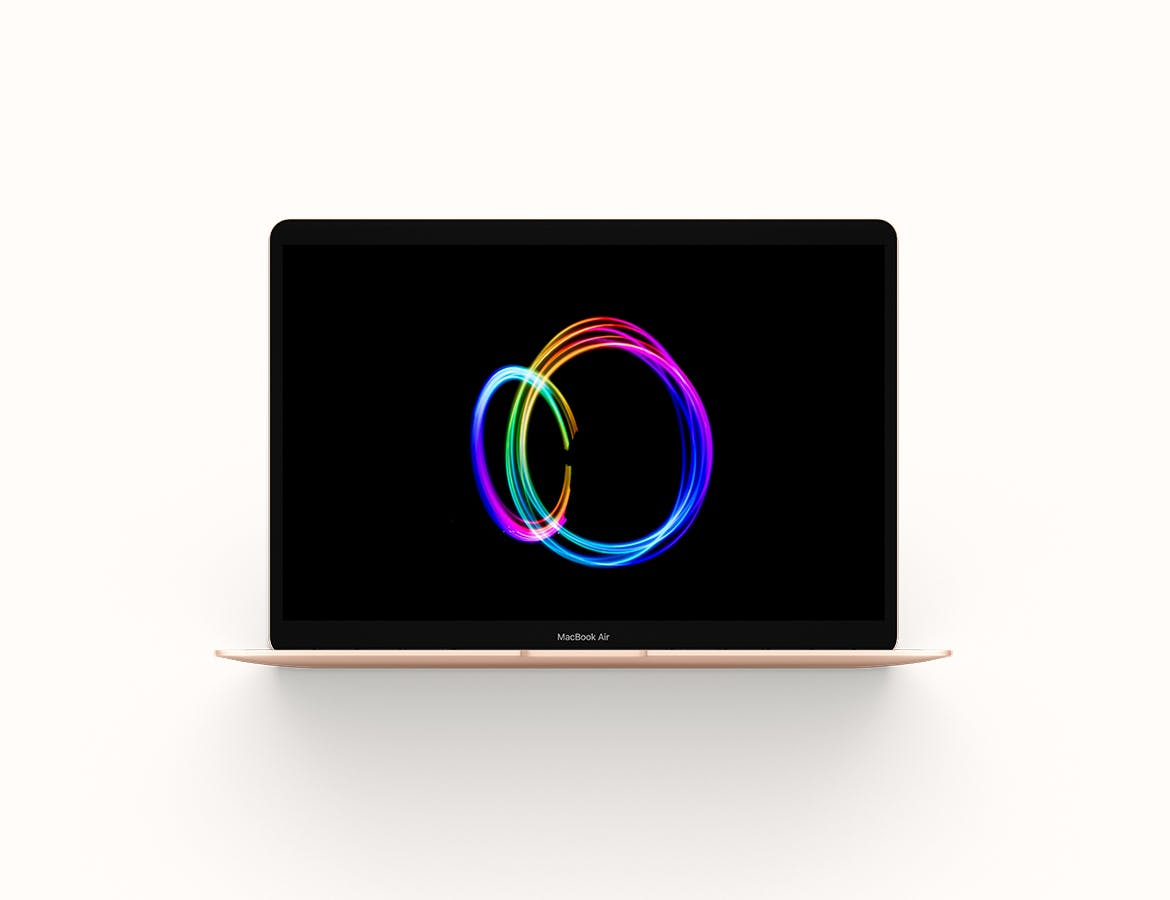 MacBook 2019版本Web网站设计案例展示样机 Macbook Air 2019 Mockup插图(4)