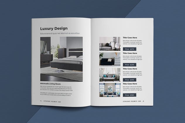 A5尺寸产品目录设计模板 A5 Interior Catalogue Template插图(3)