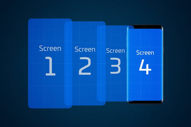 三星智能手机S9设备动态样机模板v2 Animated S9 MockUp V.2插图(7)