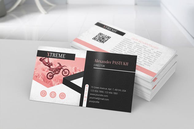 企业品牌名片设计展示样机 Business Card Mockups插图(5)