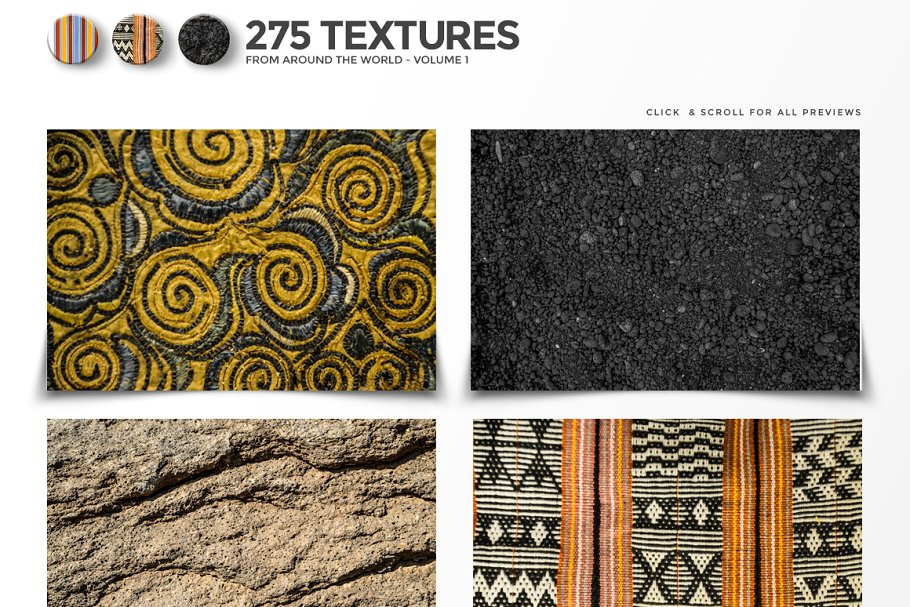 275款凸显世界各地风景文化的背景纹理合集[3.86GB] 275 Textures From Around the World插图(4)