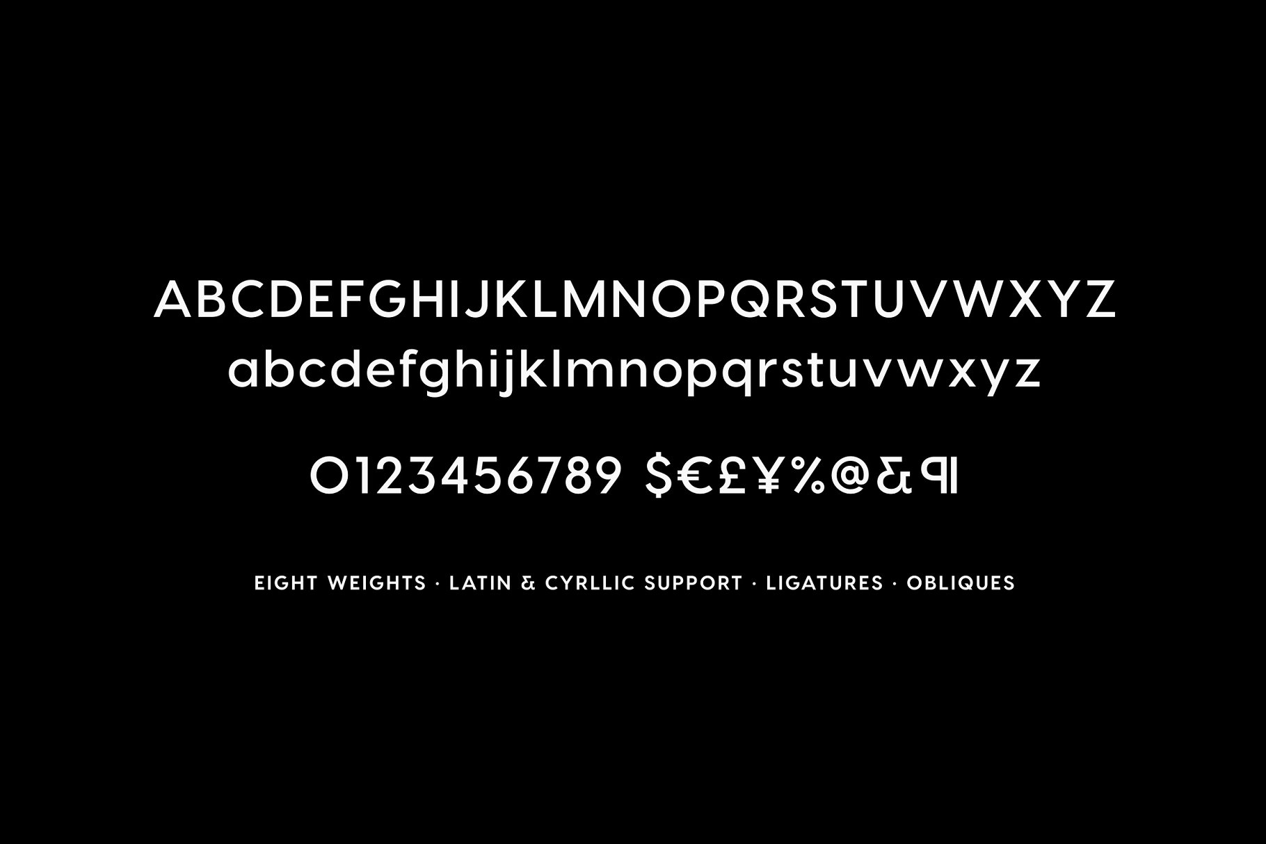 无衬线英文字体 Visby CF Geometric Sans Font插图(7)