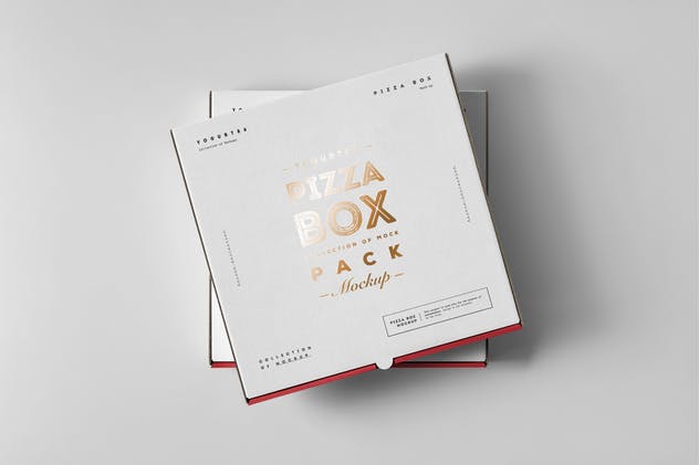 披萨包装盒样机模板 30 Pizza Box Mock-up插图(8)