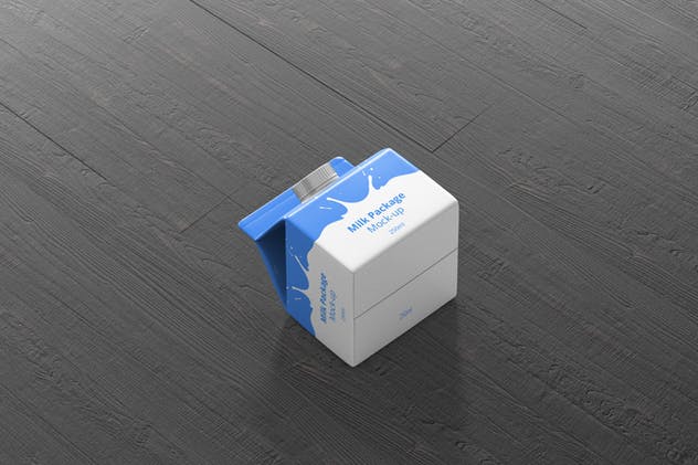 250毫升果汁/牛奶纸盒包装样机 Juice / Milk Mockup – 250ml Carton Box插图(6)