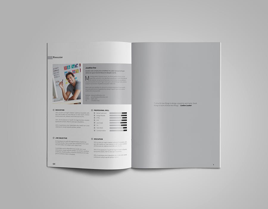 创意设计工作室设计案例/作品集画册设计模板 Creative Design Portfolio #01插图(2)