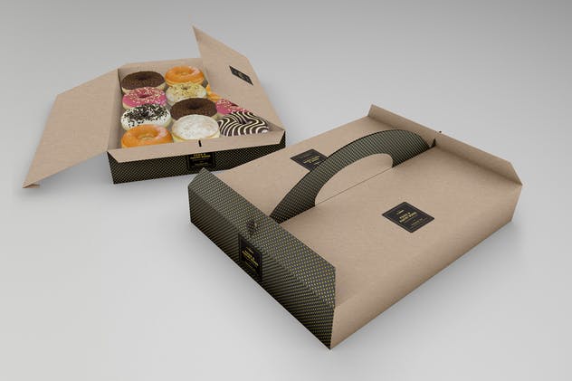 食品糕点包装盒样机模板第4卷 Food Pastry Boxes Vol.4: Packaging Mockups插图(6)
