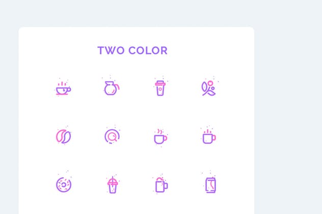 咖啡店＆咖啡品牌UI图标素材 UICON – Coffee Shop, Cafe Icons Set插图(2)