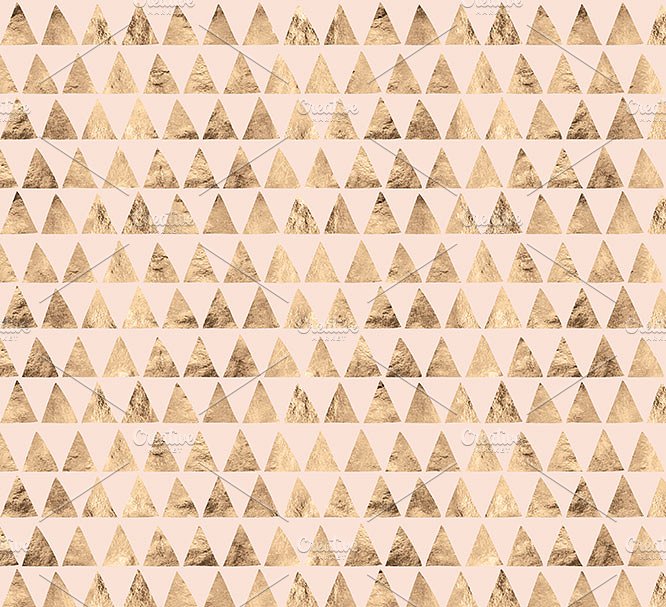 玫瑰金叶子树叶图案纹理 Rose Gold Leaf Digital Patterns插图(2)