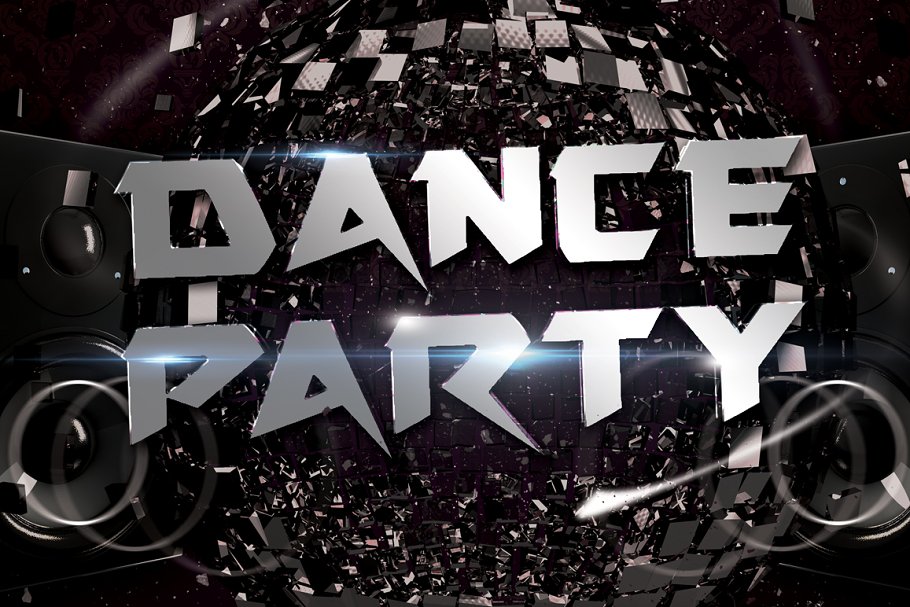 A3舞蹈团俱乐部活动海报传单模板 A3 Dance Club Party Poster插图(2)