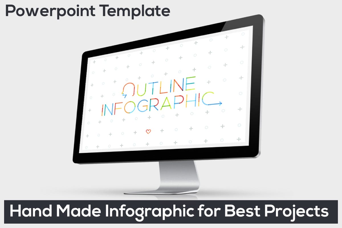 数码手绘线条信息图表类型PPT幻灯片模板 Outline Powerpoint Presentation插图