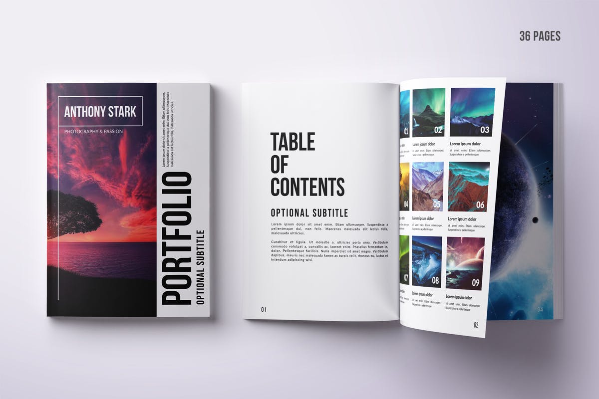 36页多用途A4规格企业画册产品目录设计模板 Multipurpose A4 Portfolio Design – 36 pages插图