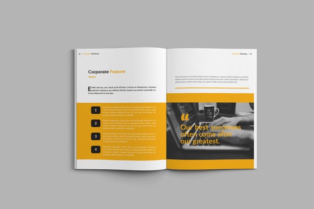 18页企业品牌形象宣传画册设计INDD模板 Pachira – Corporate Brochure Template插图(10)