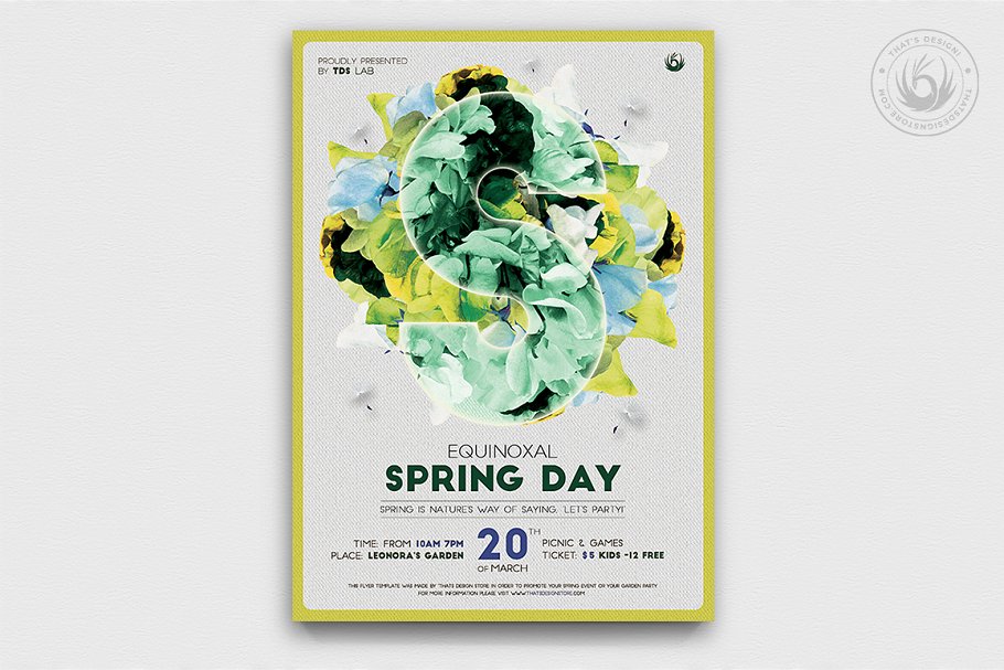 10款春季氛围商业促销海报模板下载[PSD]插图(3)
