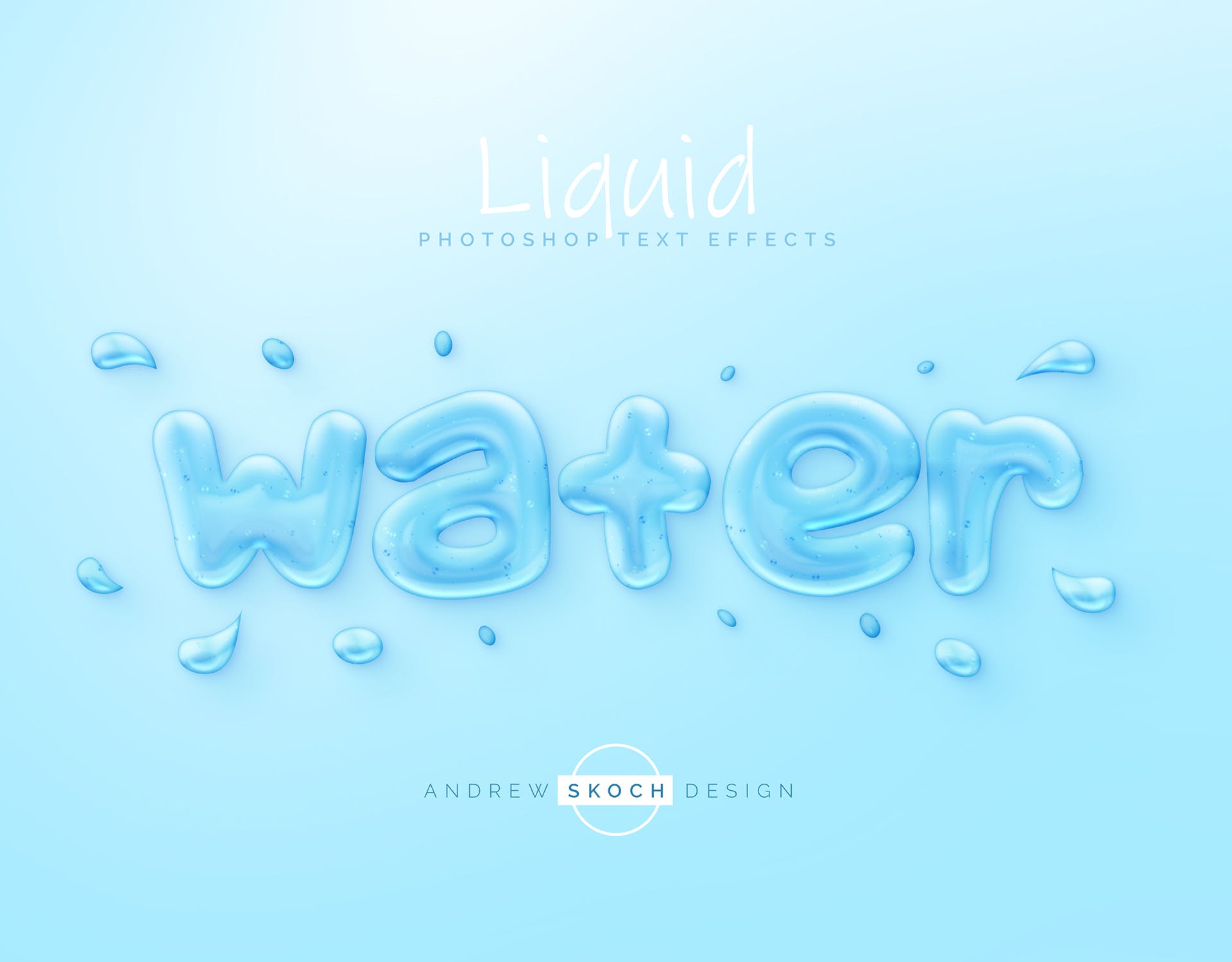 美味透明果冻液体字体样式PSD分层模板 Liquid Tasty Text Effects插图(3)