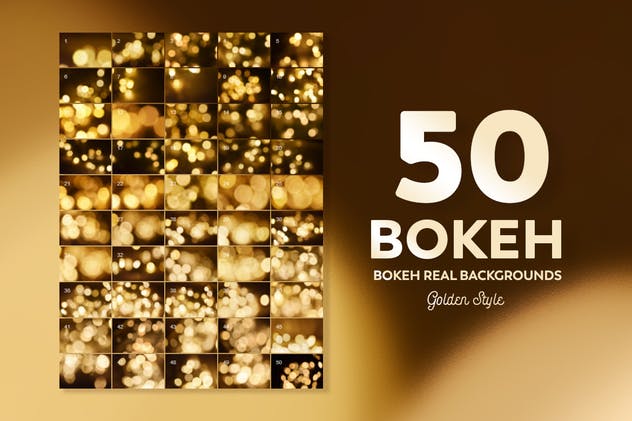 50个金色风格真实聚光灯虚化背景素材 50 Bokeh Real backgrounds – Golden Style插图(7)