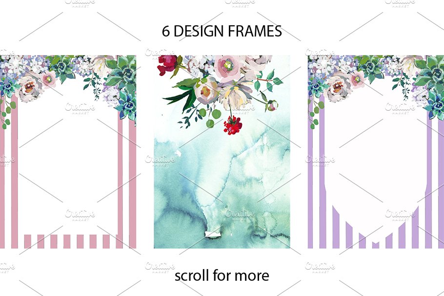 优雅婚礼婚庆花卉设计套装 Grace Wedding Floral Design Set插图(7)