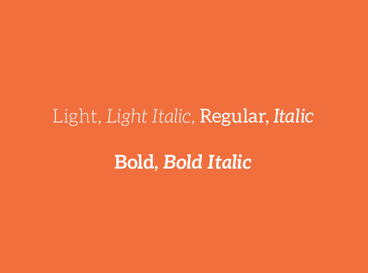 排版设计绝配英文半圆衬线字体 Aleo Slab Typeface插图(1)