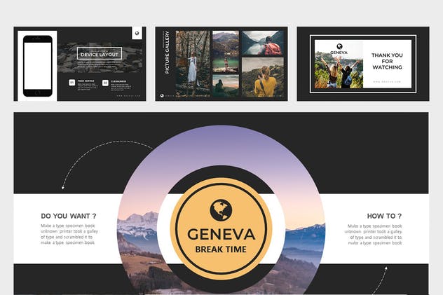 户外运动品牌推广PPT幻灯片模板 Geneva : Powerpoint Presentation插图(7)