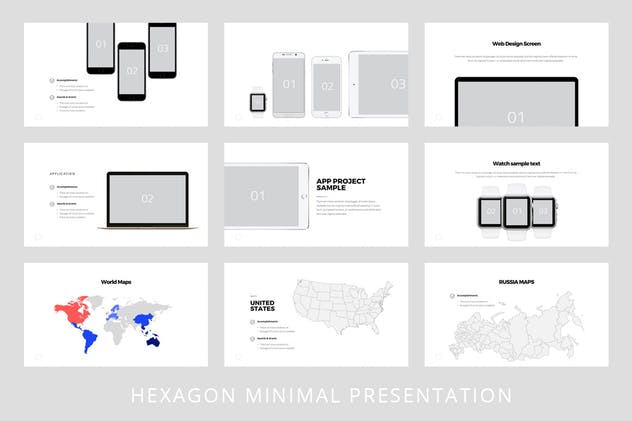超高品质创业公司路演/项目投标PPT幻灯片模板 Hexagon – Powerpoint Template插图(12)