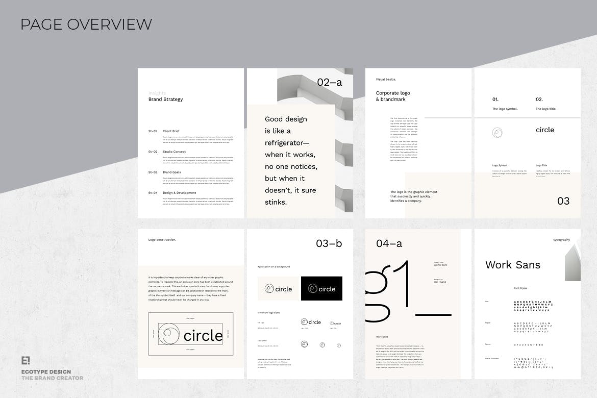 经典实用企业品牌指南手册设计模板 Brand Guidelines插图(12)