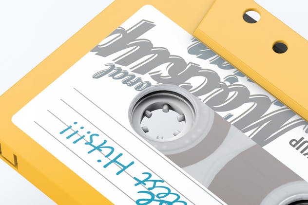 音乐卡带外观设计样机 Cassette Tape Mock-Up插图(3)