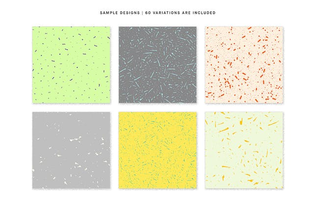 斑点粒子纹理矢量图案合集 Grain Texture Pattern插图(7)