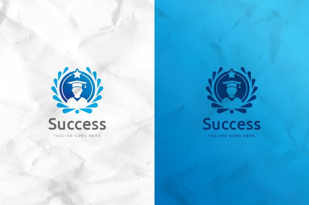 成功考试培训主题Logo模板 Success Logo Template插图(2)