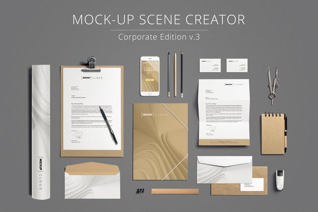 超级巨无霸&Header场景样机设计素材包 Multipurpose Mock-Up Creator插图(3)