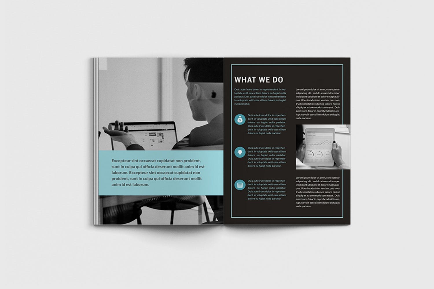 市场营销规划方案/计划书设计模板 Marketita – A4 Marketing Brochure Template插图(4)