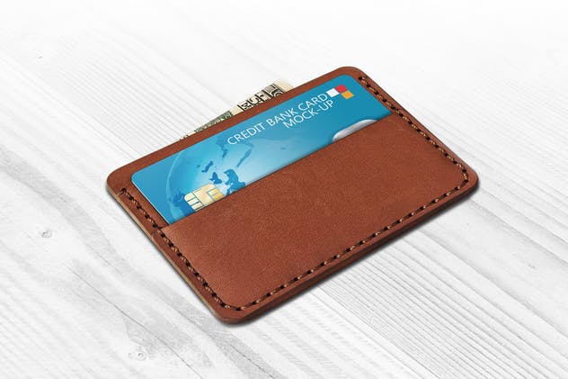 信用卡银行卡设计样机模板 Credit Bank Card Mock-Up插图(3)
