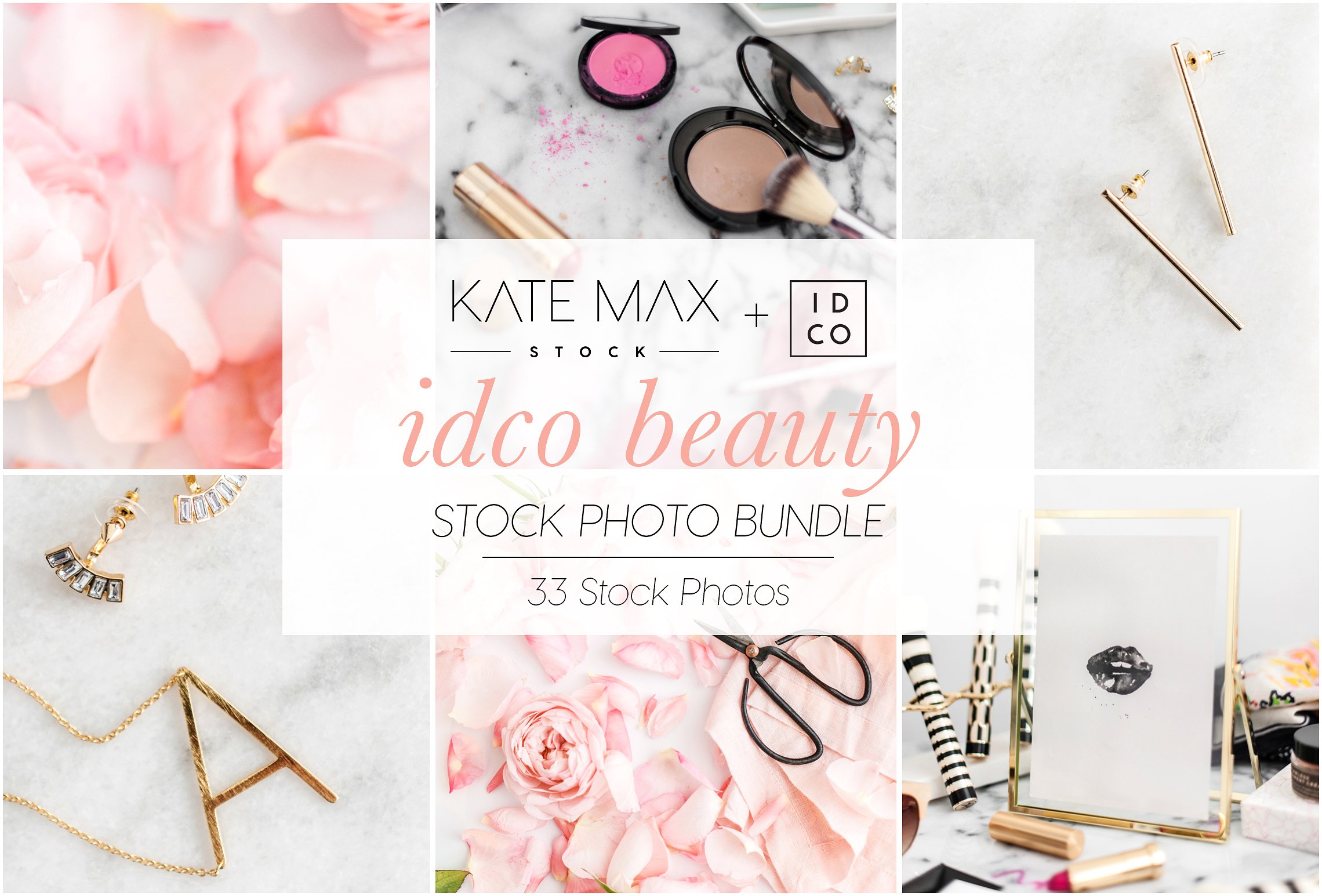 化妆间场景背景高清照片 IDCO Beauty Stock Photo Bundle插图