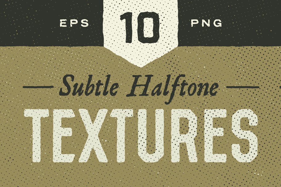 10款高分辨率细微半色调纹理 Subtle Halftone Textures插图