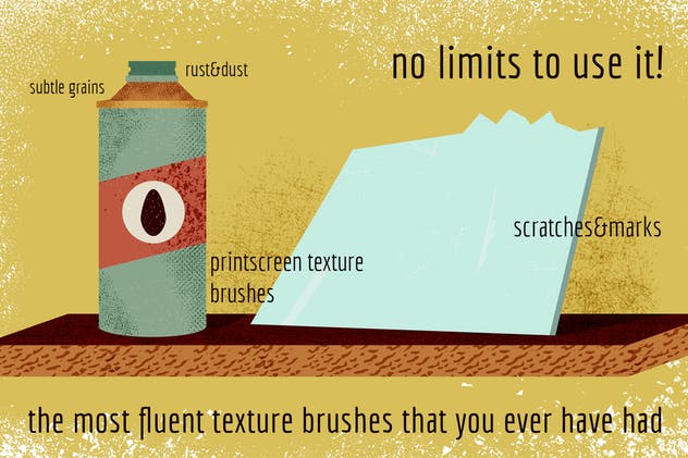 散点纹理画笔AI笔刷 Scatter Texture Brushes for Adobe Illustrator插图(1)