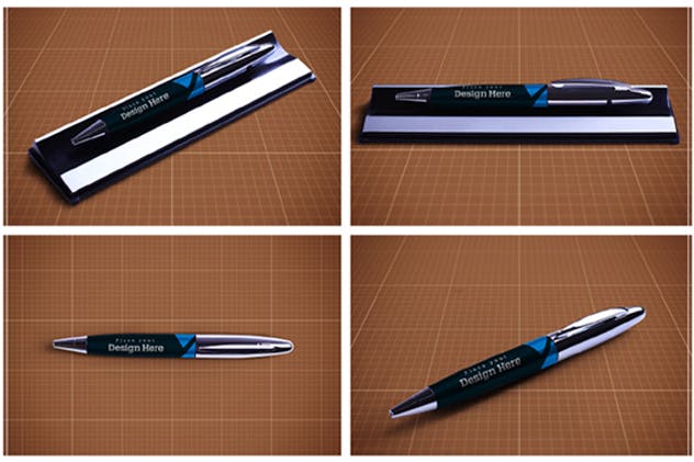 钢笔盒包装样机模板v5 Pen Box Mock Up V.5插图(2)
