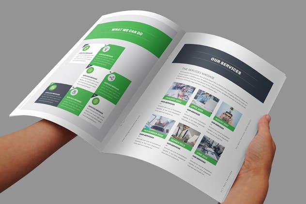 高端品牌企业宣传杂志/画册/商业提案设计模板 Brochure插图(6)