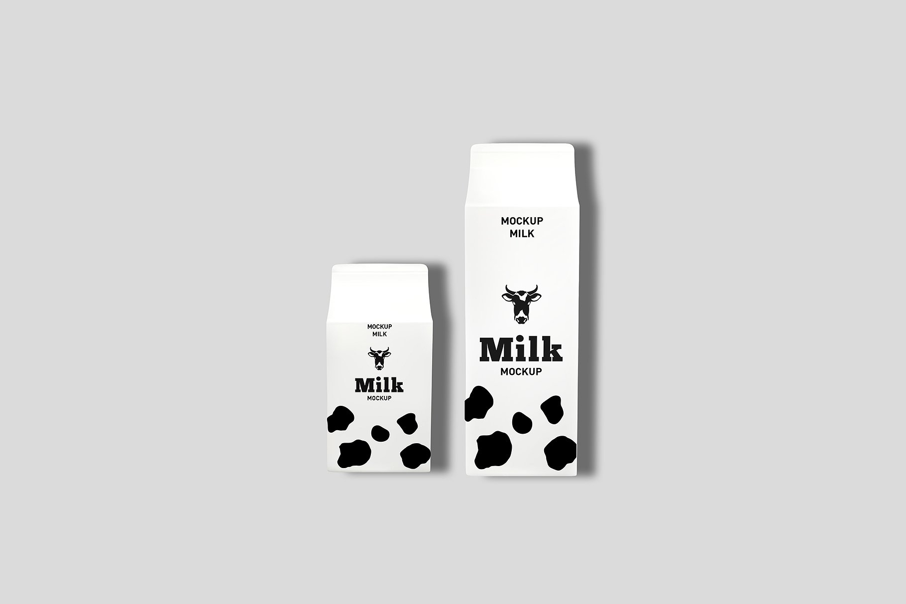牛奶酸奶瓶包装样机展示模型mockups插图(5)