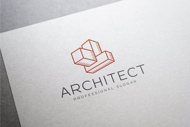 建筑品牌抽象图形Logo设计模板 Architect Structure Logo插图(3)