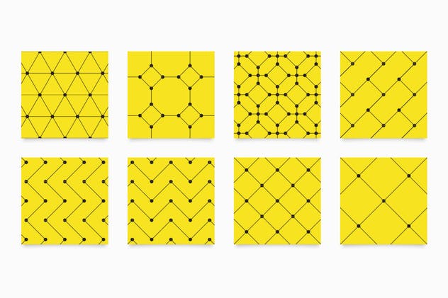 100种风格外观包装设计线条图案纹理 Line Patterns插图(5)