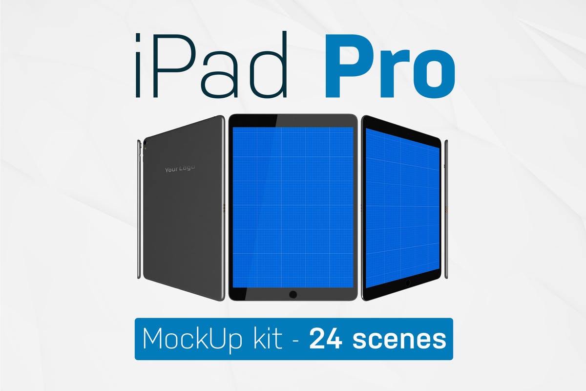 手机APP应用&移动网站iPad Pro样机套件 iPad Pro kit插图