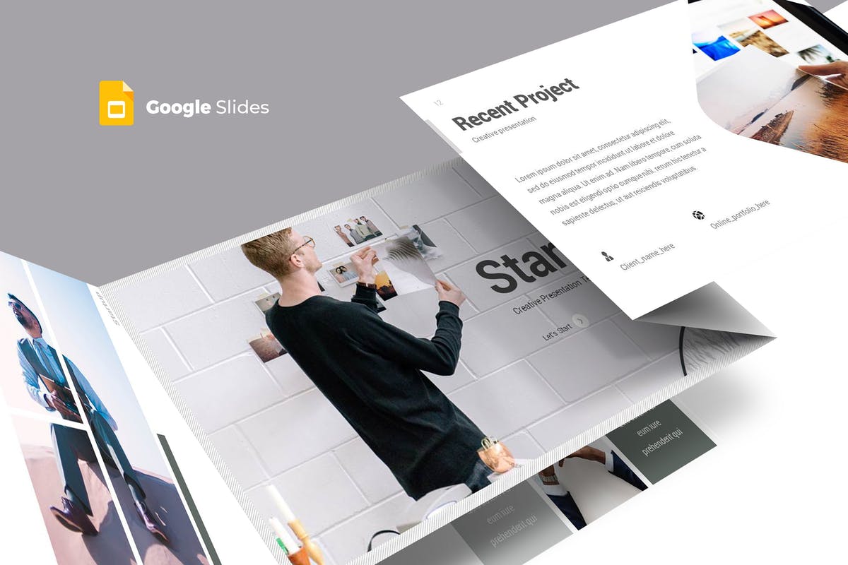 创意产品路演谷歌Google幻灯片模板 Startup – Google Slides Template插图
