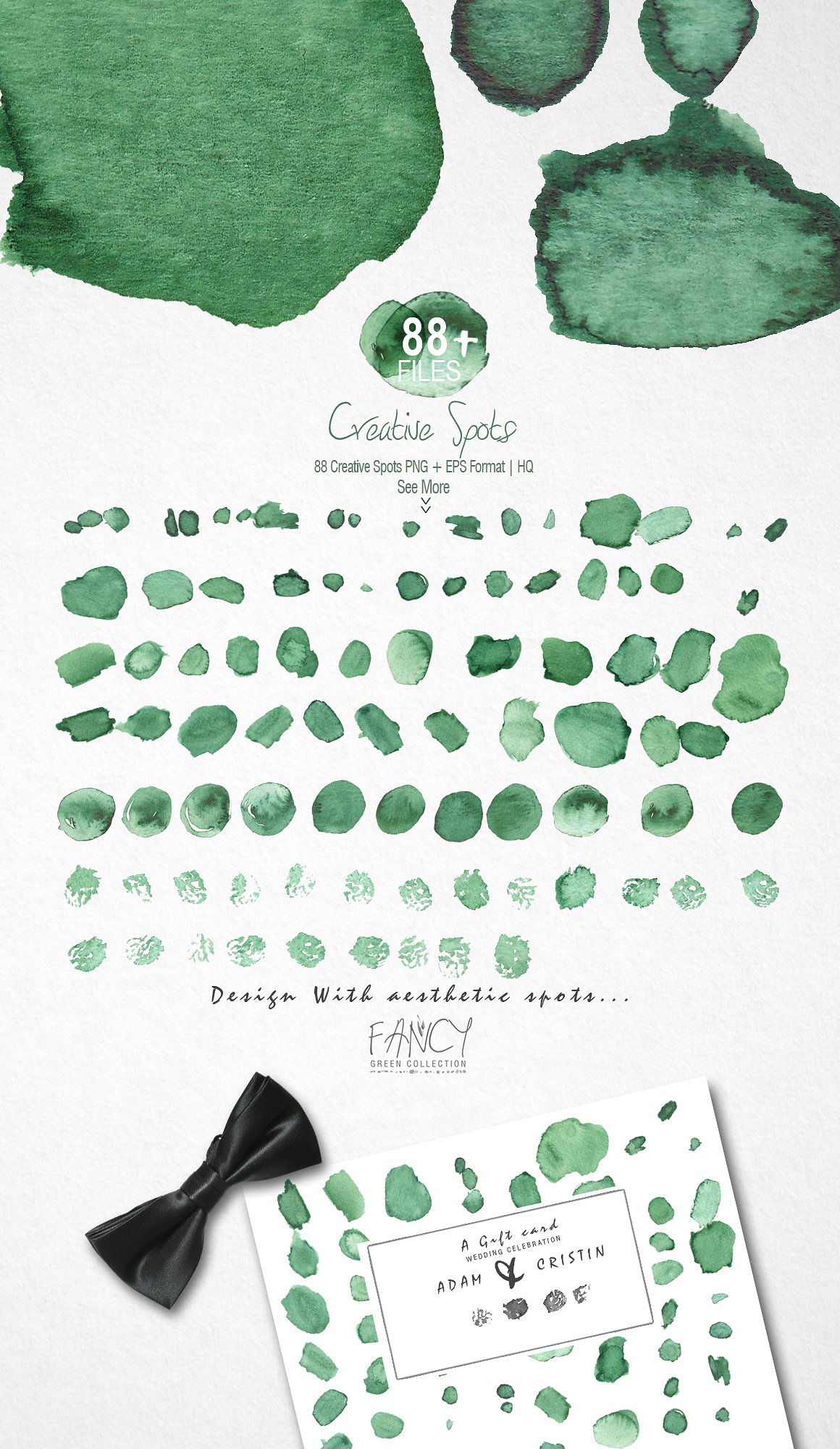 珍藏版春季手绘绿色植物素材包插图(6)