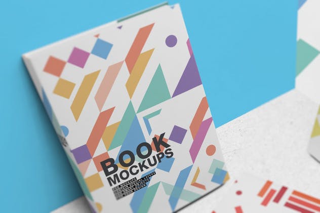 图书内页版式设计样机模板V1 Book Mockups 01插图(4)