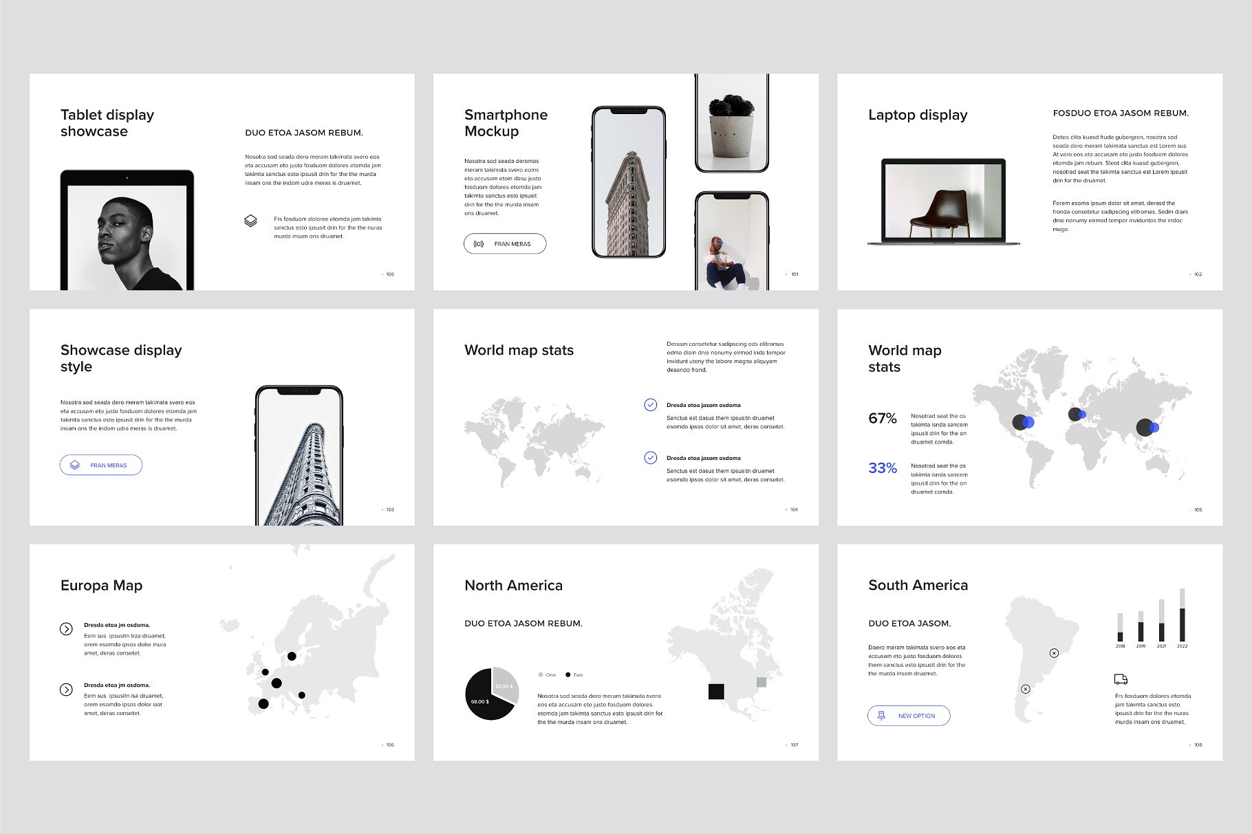 现代简约风格企业团队介绍谷歌幻灯片模板 MURO – Google Slides Template +Bonus插图(15)