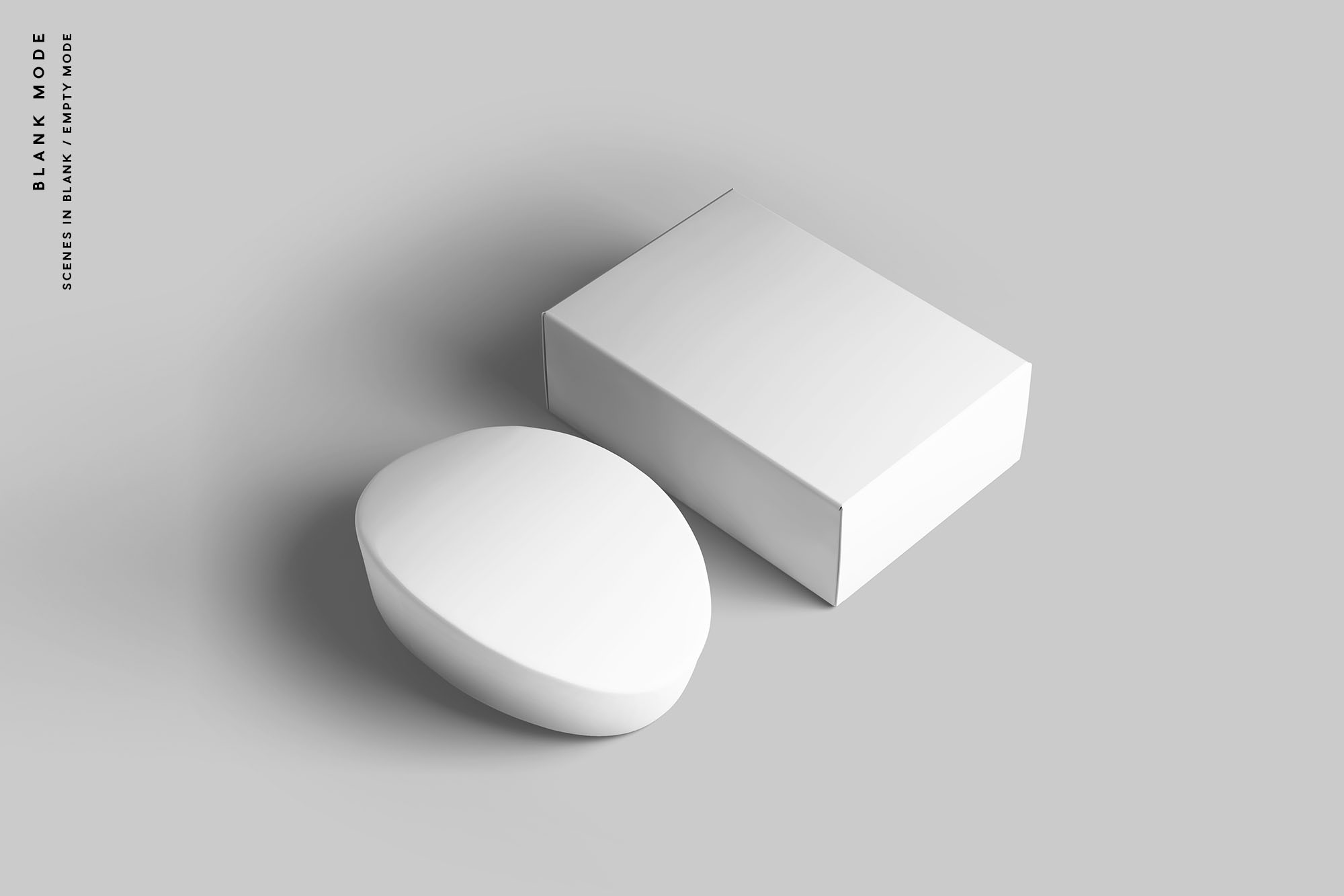 肥皂＆肥皂包装设计样机模板 Soap Package Mockup插图(9)