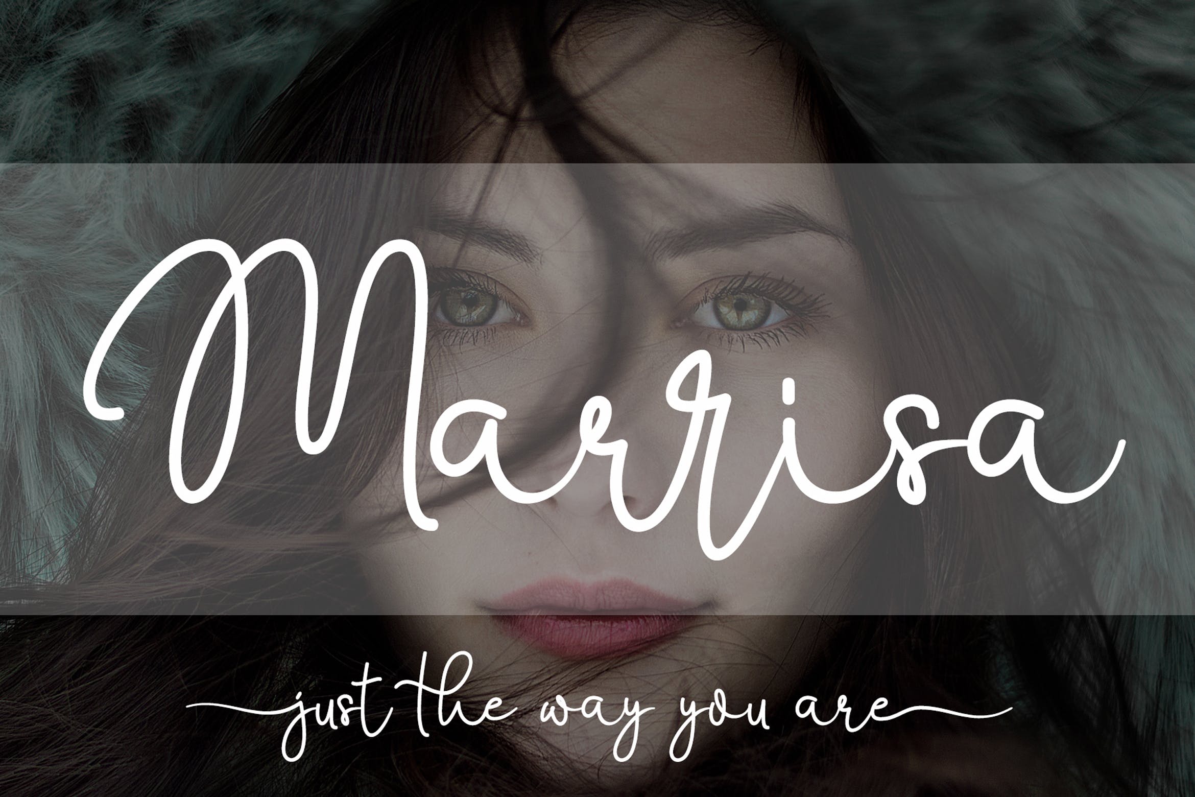 优雅钢笔草书英文艺术字体 Marrisa – Beautiful Script Font插图