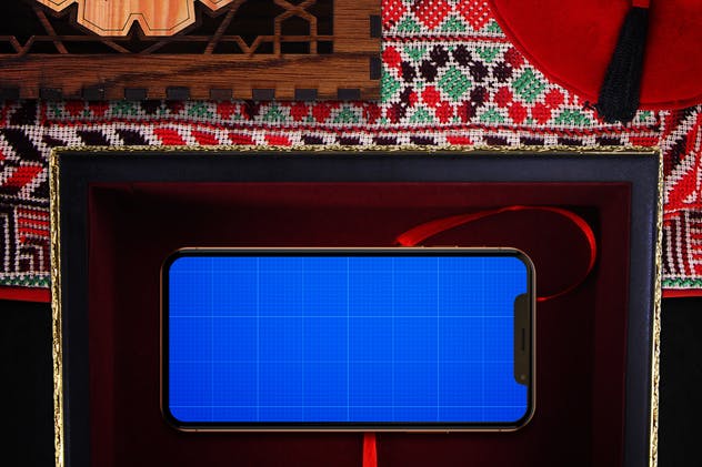 高端奢华场景iPhone X展示样机模板 Arabic iPhone X Mockup插图(7)