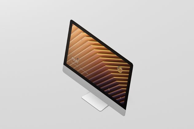 iMac电脑桌面屏幕样机模板 Desktop Screen Mockup插图(7)