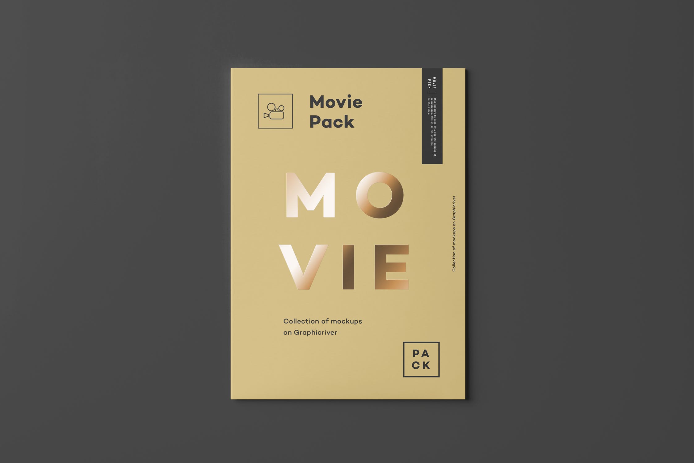 DVD电影光盘外包装设计样机模板4 Movie Pack Mock-up 4插图(5)